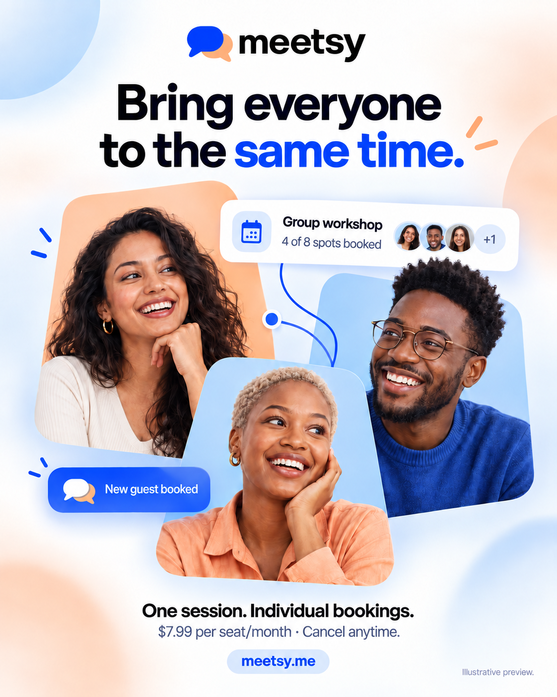 Meetsy group scheduling campaign